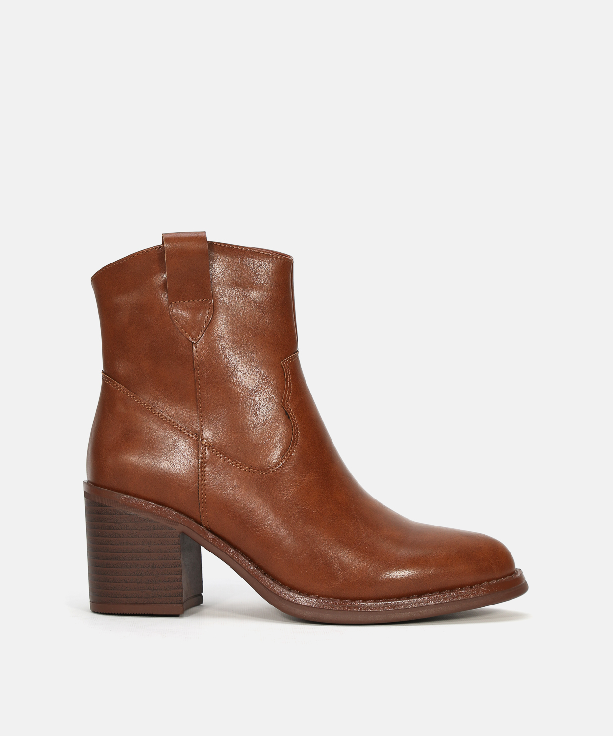 Botins salto liso image number null